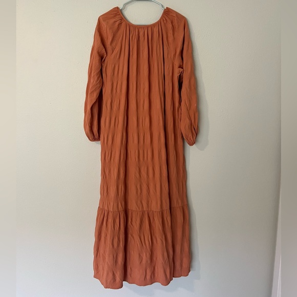 size L elizabeth & james orange maxi dress - Picture 4 of 4